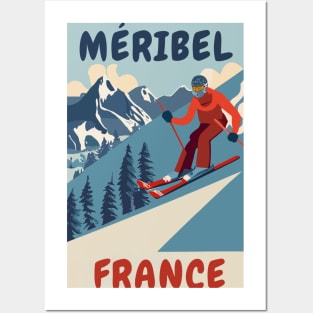 A Vintage Travel Art of Meribel - France Posters and Art